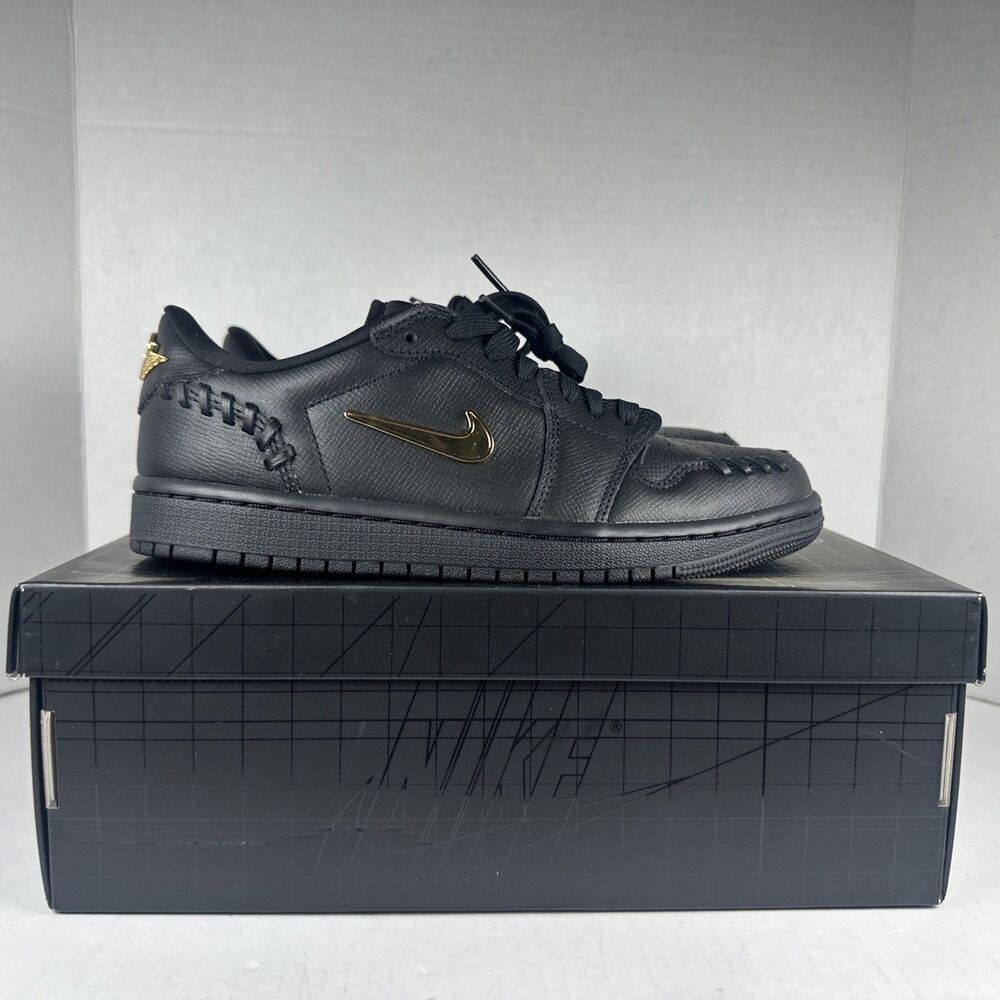 Nike Air Jordan 1 Low Method of Make Women's Size 7 Leather Black FN5032-007